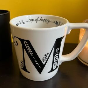 Nordstrom at Home monogram M mug Porcelain